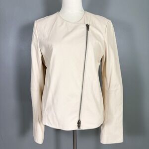 NWT Vince Moto Jacket XL Lamb‎ Leather Quiet Luxury Old Money Capsule Minimalist